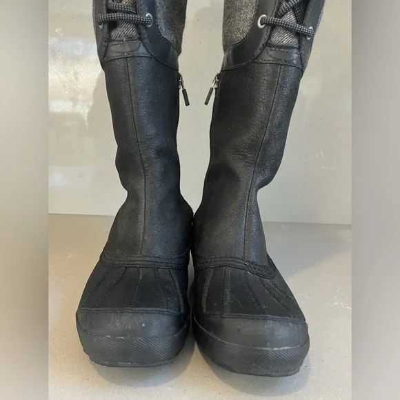 Ugg Belcloud 14” Tall Shearling Lined Leather Suede Lace Up Waterproof Boots 8 - Picture 12 of 13